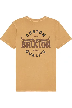 Brixton Camiseta gibson en color bronce talla L en - Tan. Talla L (también en M, S, XL/1X).