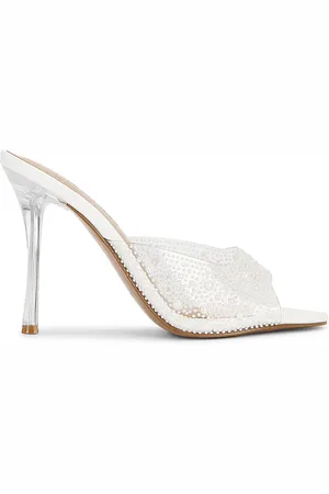 Steve Madden Tacón peach pearl en color blanco talla 10 en - White. Talla 10 (también en 6, 6.5, 7, 7.5, 8, 8.5, 9, 9.5).