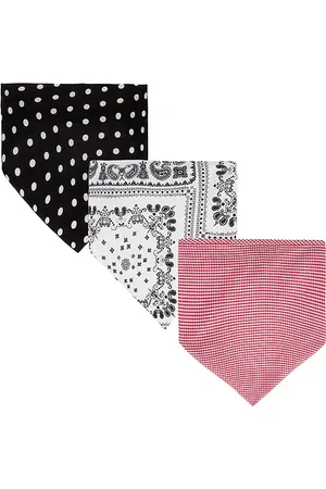 petit moments Set de pañuelos para la cabeza en color negro, blanco talla all en - Black,White. Talla all.