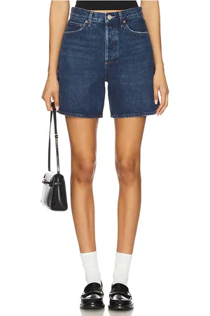 AGOLDE Dame high rise baggy short en color azul talla 23 en - Blue. Talla 23 (también en 24, 25, 26, 27, 29, 30, 31, 32, 33, 34).