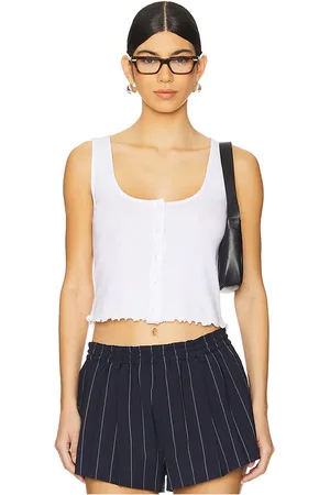 ROTATE Marinara top en color blanco talla 36 en - White. Talla 36 (también en 42).