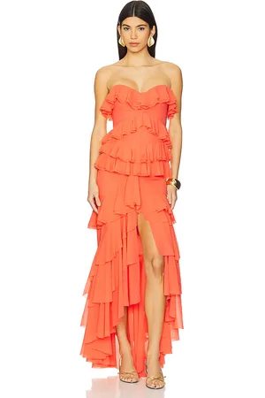 Michael Costello Vestido largo oleksandra en color talla M en - . Talla M (también en S, XL, XS).