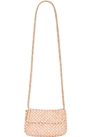 Loeffler Randall Bolso bandolera tejido mini billie en color desierto vinnie en color bronce talla all en - Tan. T