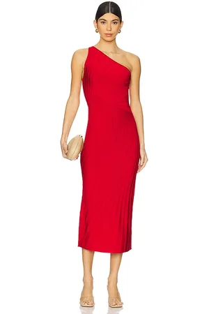 Cult Gaia Vestido punto raith en color rojo talla M en - Red. Talla M (también en S, XS).