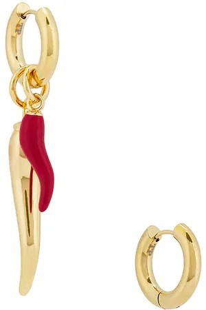 Timeless Pearly Pendientes en color oro metálico talla all en - Metallic Gold. Talla all.