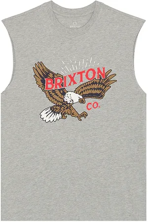 Brixton Top sin mangas keller en color gris talla L en - Grey. Talla L (también en M, S, XL/1X).