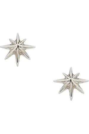Maple Pendientes hempstar en color plateado metálico talla all en - Metallic Silver. Talla all.
