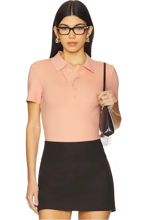 Commando Bodysuit estilo polo en color rubor talla L en - Blush. Talla L (también en M, S, XL, XS).