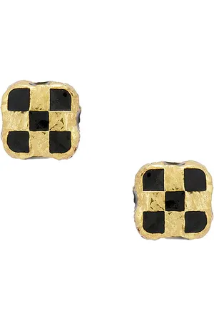 Maple Pendientes de tachuela davie en color oro metálico talla all en - Metallic Gold. Talla all.