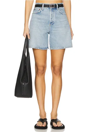 AGOLDE Dame high rise baggy short en color azul talla 23 en - Blue. Talla 23 (también en 24, 25, 26, 27, 28, 29, 30, 31, 32, 33, 34).