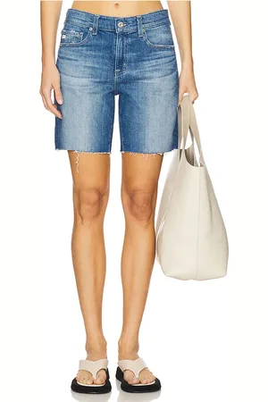 AG Jeans Ex-boyfriend short en color azul talla 23 en - Blue. Talla 23 (también en 24, 25, 26, 27, 28, 29, 30, 31, 32).