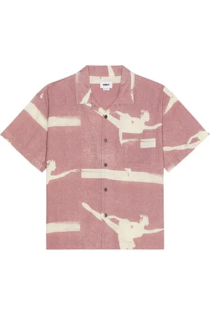 Obey Camisa en color rosado talla L en - Pink. Talla L (también en M, S, XL/1X).