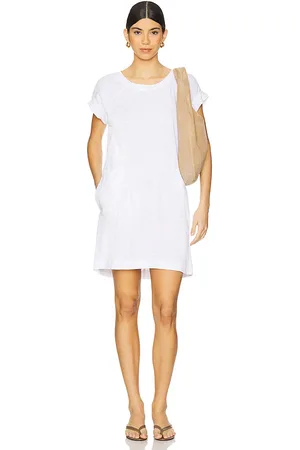 Bobi Vestido camisero en color talla L en - White. Talla L (también en M, S, XL, XS).
