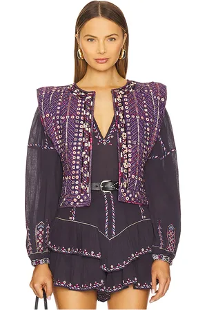 Isabel Marant Chaleco cerza en color talla T0/S en - Purple. Talla T0/S (también en T1/M, T2/L).