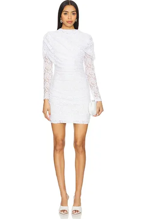 Amanda Uprichard Minivestido greely en color talla M en - White. Talla M (también en S, XS).