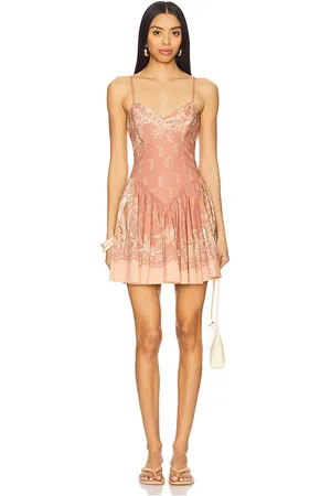 HEMANT AND NANDITA Minivestido dress en color rosado talla L en - Pink. Talla L (también en M, S).