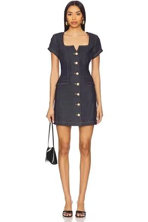Generation Love Vestido denim brunella en color azul marino talla L en - Navy. Talla L (también en M, S, XL, XS).