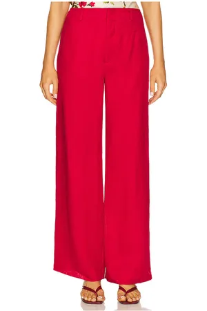 CAMI Top de tiro alto pant en color rojo talla 0 en - Red. Talla 0 (también en 00, 10, 12, 2, 4, 6, 8).