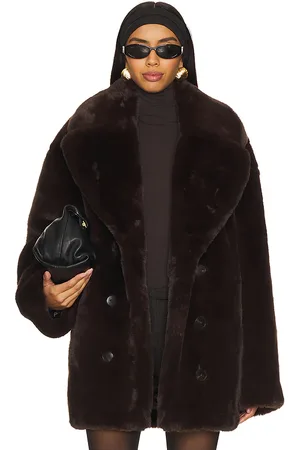 Lovers And Friends Chaqueta wainscott faux fur en color talla L en - Brown. Talla L (también en M).