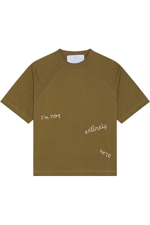 JUNGLES Camiseta not en color talla L en - Olive. Talla L (también en M, S, XL/1X).