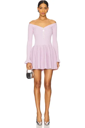 Self-Portrait Minivestido dress en color talla L en - Pink. Talla L (también en M, S, XS).