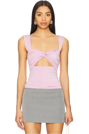 Nialaya Izzy top en color rubor talla L en - Blush. Talla L (también en M, S, XL, XS).