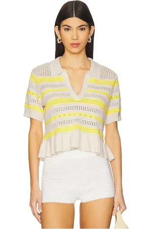 Cinq A Sept Jersey elvire en color ivory talla M en - Ivory. Talla M (también en S, XS).