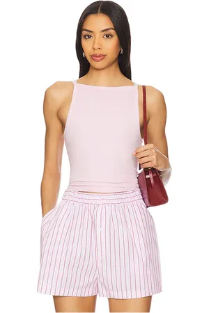 Free People Camiseta tirantes we the free mia en color rose talla L en - Rose. Talla L (también en M, S, XS).