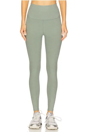 Beyond Yoga Space dye caught en the midi high waisted legging en color verde salvia talla L en - Sage. Talla L (también