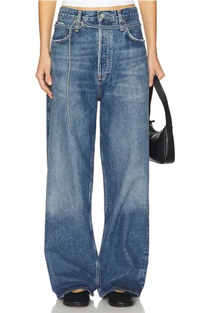 AGOLDE Pantalón pierna ancha emmi en color azul talla 24 en - Blue. Talla 24 (también en 25, 26, 27, 28, 29, 30, 31, 32, 33, 34).