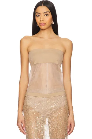 Herskind Top punto bambi en color bronce talla L en - Tan. Talla L (también en M).