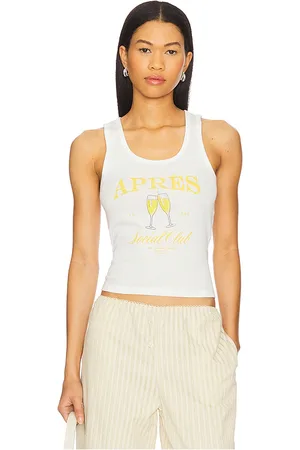 The Laundry Room Camiseta tirantes apres social club en color talla L en - White. Talla L (también en M, S, XL, XS).