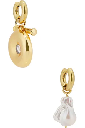 Timeless Pearly Pendientes en color oro metálico talla all en - Metallic Gold. Talla all.