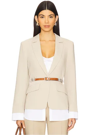 Cinq A Sept Chaqueta vittoria en color neutral talla 10 en - Neutral. Talla 10 (también en 8).