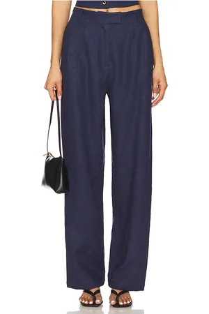 Hevron Pantalón michelle en color azul marino talla M en - Navy. Talla M (también en XL).