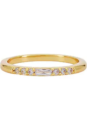 MIRANDA FRYE Anillo eve en color oro metálico talla 6 en - Metallic Gold. Talla 6 (también en 7, 8).