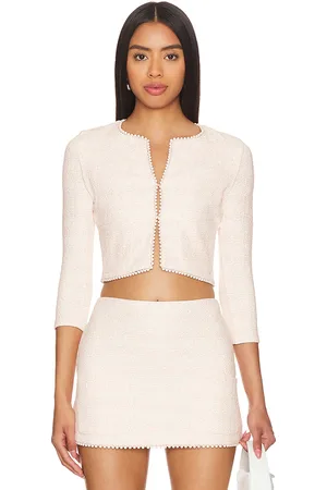 DEVON WINDSOR Chaqueta mimi en color crema talla L en - Cream. Talla L (también en M, XL, XS).