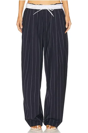Alexander Wang Pantalón con cinturilla bajada en color azul marino talla S en - Navy. Talla S (también en XS).