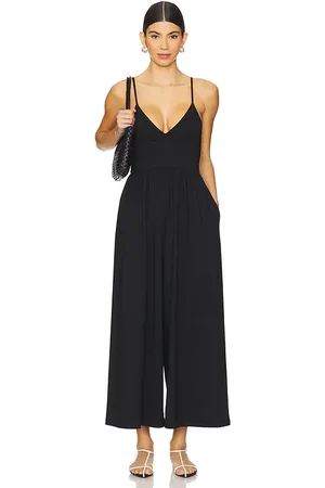 Susana Monaco Slip to jumpsuit en color talla L en - Black. Talla L (también en M, S, XS).