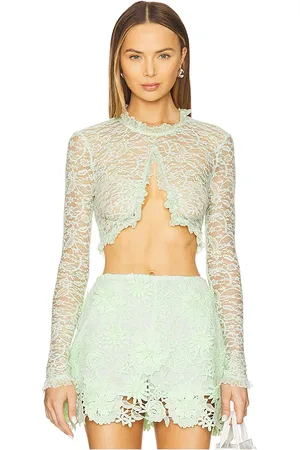 AKNVAS Top manga larga dylan en color verde talla L en - Green. Talla L (también en M, S).