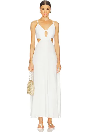 BOAMAR Vestido largo joyful en color talla L en - White. Talla L (también en M, S, XS).