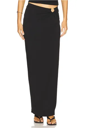 GOOD AMERICAN Falda maxi en color negro talla L en - Black. Talla L (también en M, S, XS, XXL/2X, XXXL/3X).