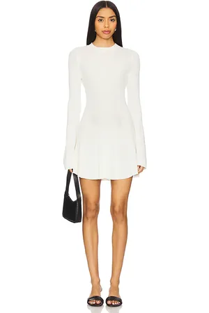 Solid Minivestido babetta en color cream,ivory talla M en - Cream,Ivory. Talla M (también en S, XL, XS).