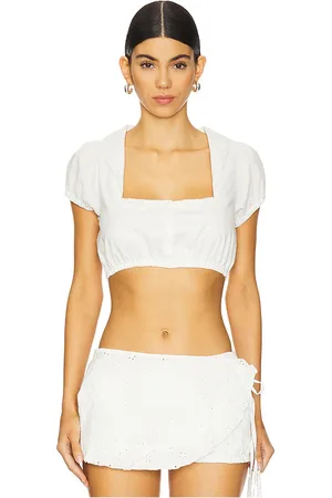 Frankies Bikinis X bella hadid little miss top en color talla L en - White. Talla L (también en M, S, XL).