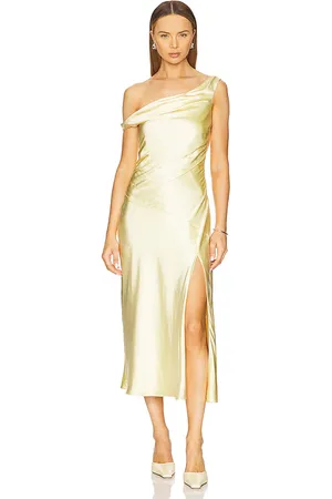 Nialaya Vestido tori en color amarillo talla L en - Yellow. Talla L (también en M, S, XL, XS).
