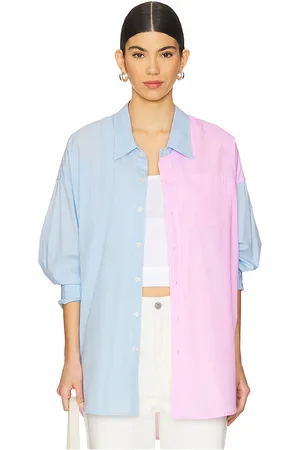 Denimist Short botón frontal en color baby blue,pink talla L en - Baby Blue,Pink. Talla L (también en M, S, XL, XS).