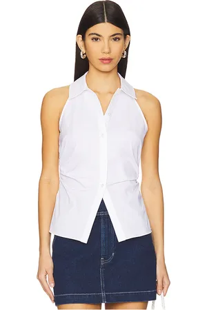 VERONICA BEARD Camisa regina en color talla 00 en - White. Talla 00 (también en 12, 2, 4, 6).