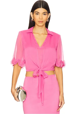 ROTATE Wansy top en color rosado talla 38 en - Pink. Talla 38 (también en 40).