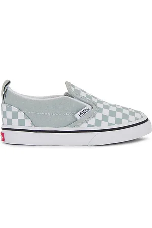 Vans Zapatillas sin cordones para niños pequeños v en color gris talla 10 en - Grey. Talla 10 (también en 8, 8.5, 9, 9.5).