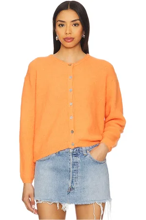 American Vintage Cárdigan vitow en color naranja talla L en - Orange. Talla L (también en M, S).